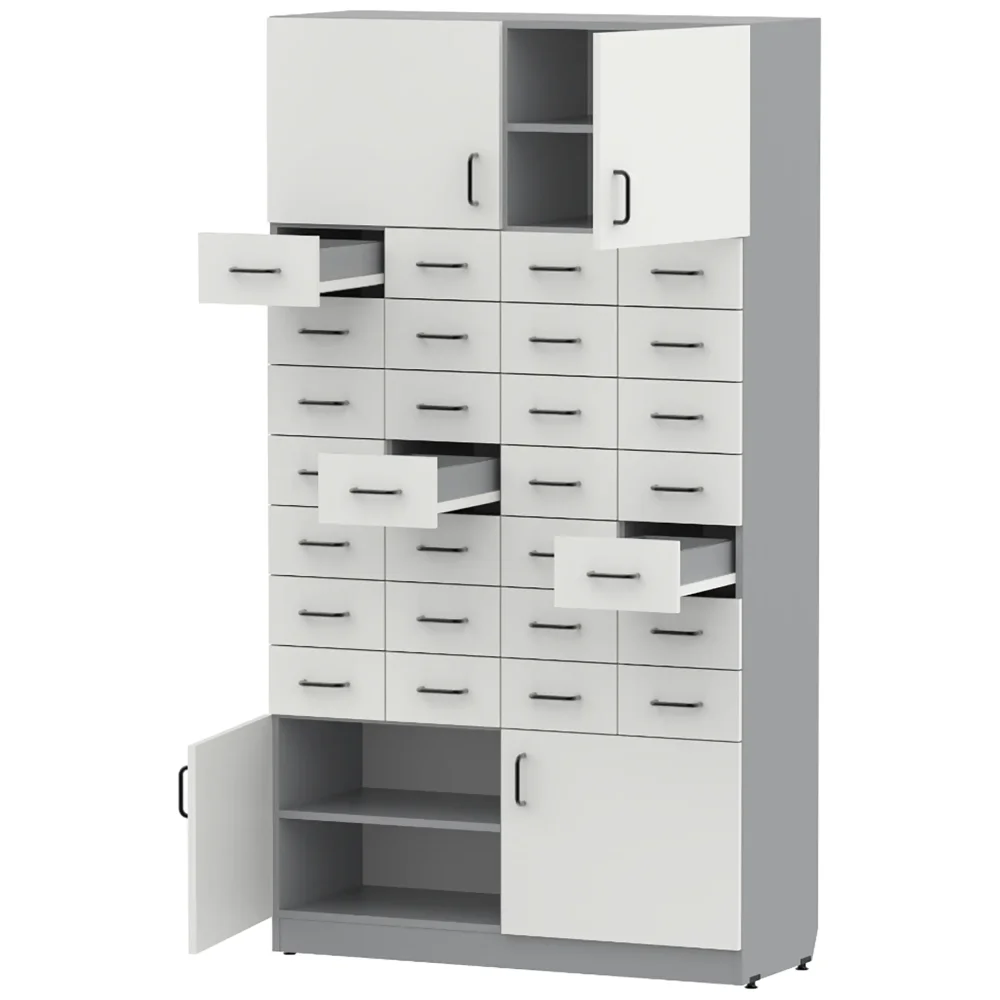 Шкаф с ящиками GRAY LITE 1