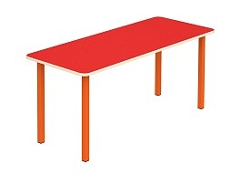 Стол детский 2-местный "цветной" 3 г/р