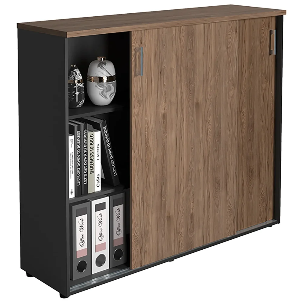 Шкаф-купе NWT 1214 темный орех/антрацит