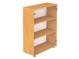 Шкаф 3-уровневый со стеклом ШКФ3.30