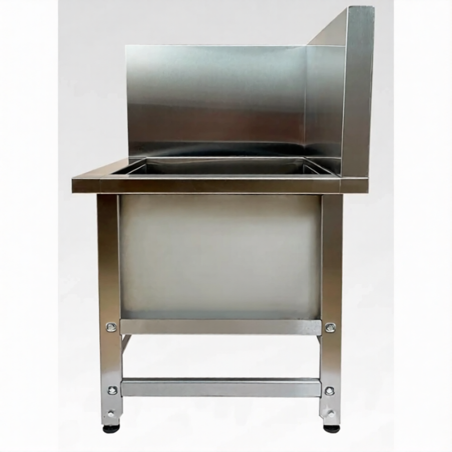 Ванна моповая ВМСн 500(800)х530х530  1 м/о (облицовка Г-обр., левая; ножка угловая)