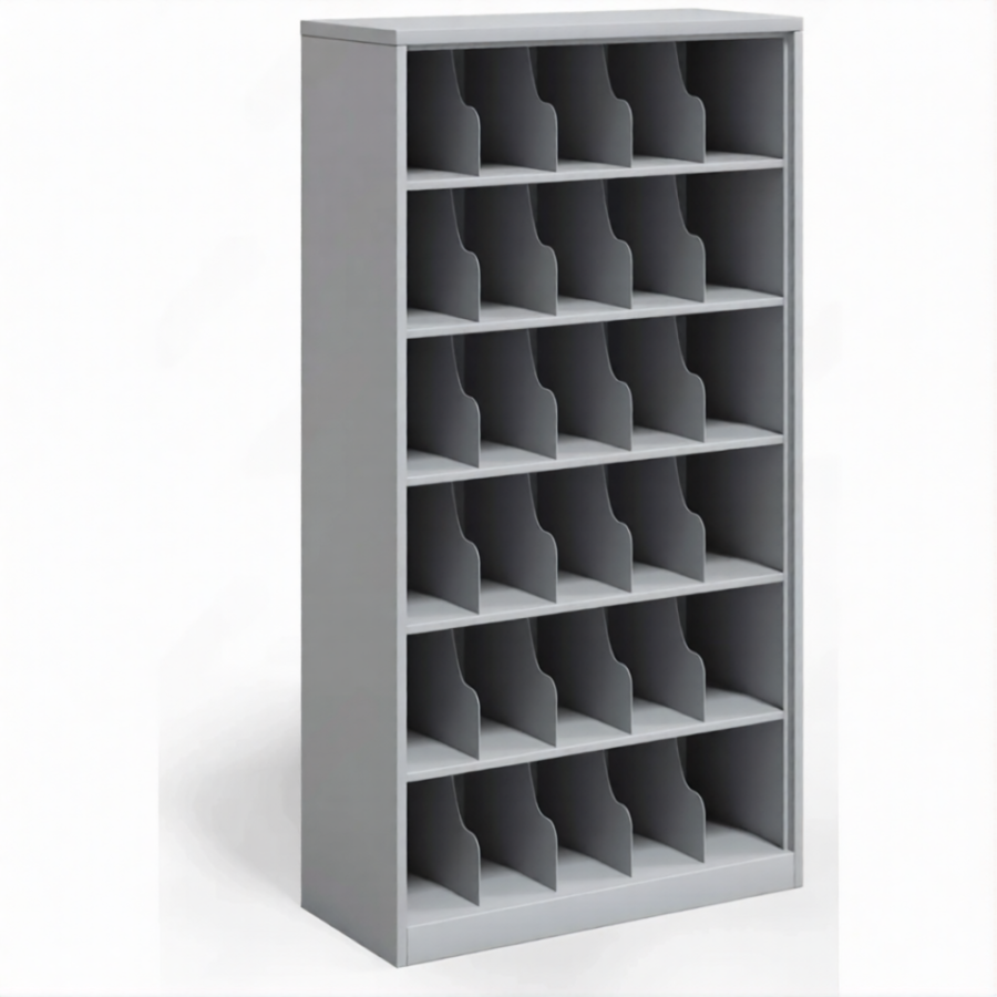 Шкаф для 30 противогазов ХПГ-30, без дверей (1500x870x380)