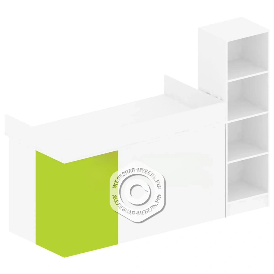 Стол письменный со стеллажом ОФ-СТ-98-10