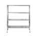 Стеллаж кухонный Luxstahl СР-1800х1100х300/4 нерж