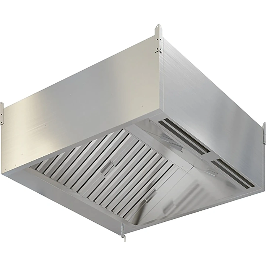 Зонт приточно-вытяжной пристенный ЗПВПКП-24/08 с подсветкой