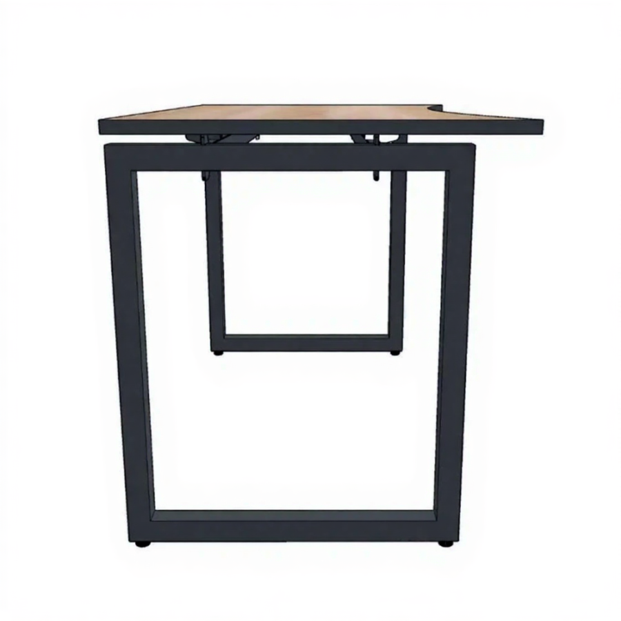 Офисный стол «НОРДЕН» с вырезом 1200x700 подстолье O 60x30 столешница 22 мм