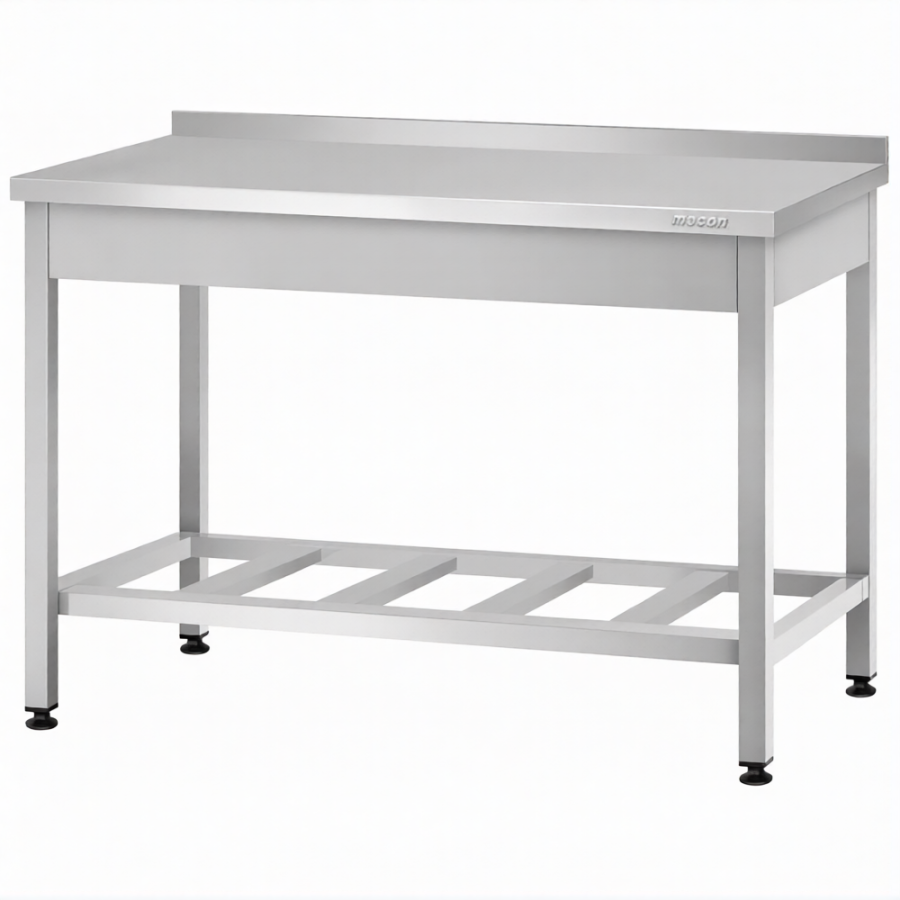 Стол производственный СПРп - 860х600х600 «Profi Ral», борт (полка-решетка)