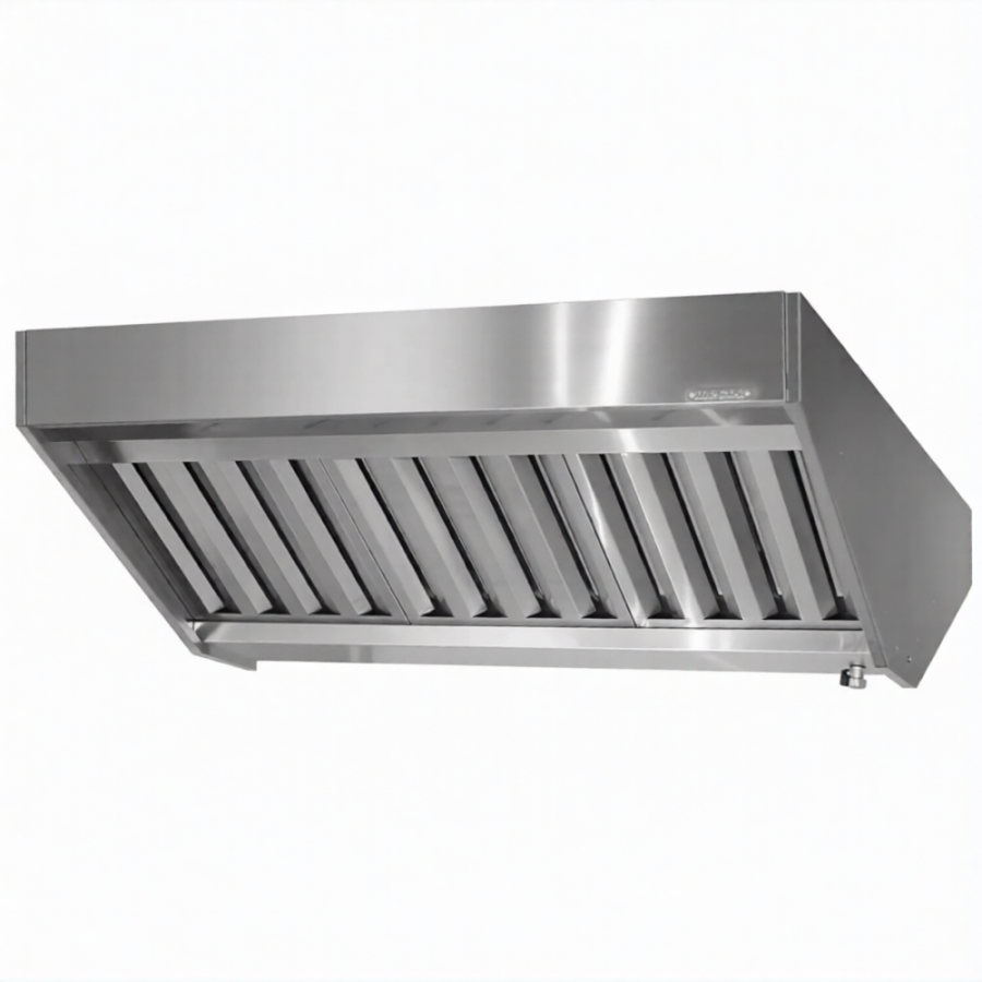 Зонт вытяжной полуоткрытый ЗВПн 400х1000х1600 «Norma Inox» островной