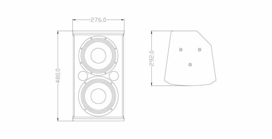 Пассивная 2-полосная акустическая система FDB S208
