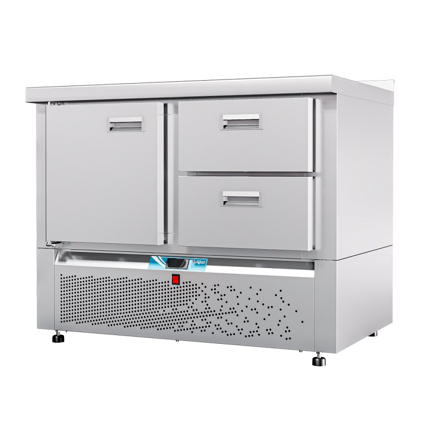 СТОЛ холодильный низкотемпературный СХН-70Н-01 (дверь, ящик 1/2) с бортом (25110111300)
