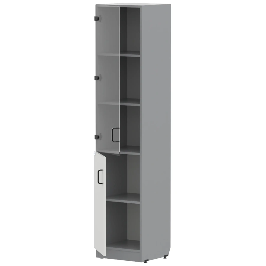 Шкаф-колонка для документов GRAY LITE 1