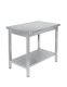 СТОЛ универсальный Luxstahl СПУ-11/6 со сплошной полкой нерж.