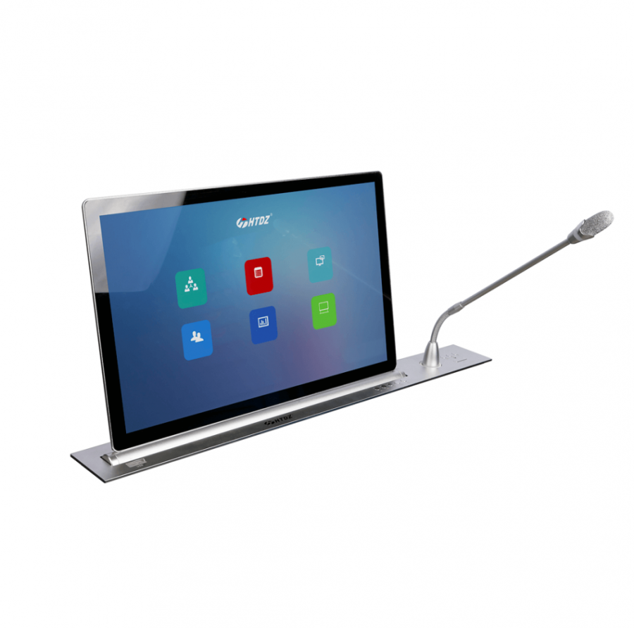 Встраиваемый выдвижной монитор 21,5" с микрофоном HTDZ HT-25215DT