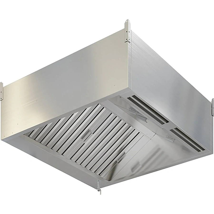 Зонт приточно-вытяжной пристенный ЗПВПКП-24/08 с подсветкой