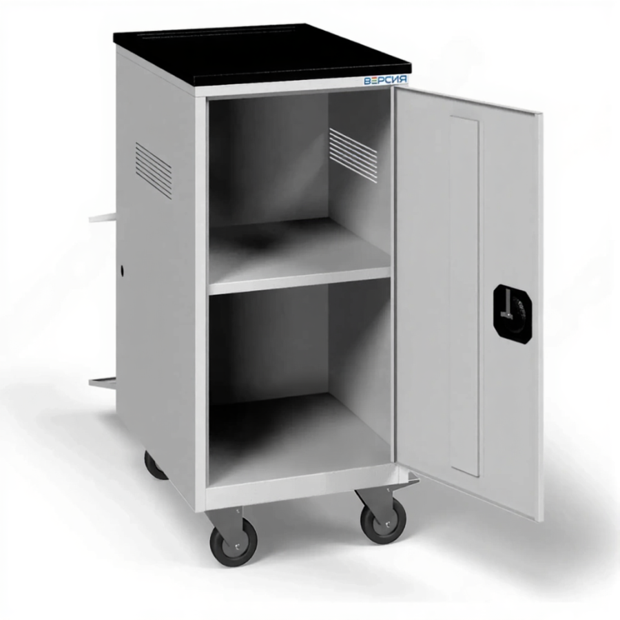 Тележка для хранения 15 ноутбуков 15,6 дюймов, без ячеек